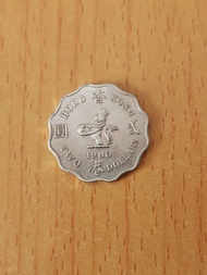 1980年 英女皇頭 硬幣 2元