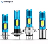 SECRETSPACE 1PC RGB H4/H7/P15D/BA20D Motorcycle Headlight LED Hi/Low Canbus Led Bulb Moto Fog Driving Lights DRL Scooter Front Lamp B3C6