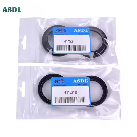41x53x8 / 41X53 Motorcycle Front Fork Damper Oil Seal and Dust seal (41*53*8) 41 53 8 #a For Kawasak