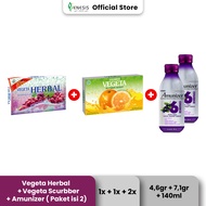 Vegeta Herbal +Vegeta Scurbber + Amunizer ( Paket isi 2)