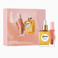 Authentic Gisou Glossy & Glazed Hair Lip Oil Gift Set