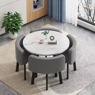 Round Table Business Small Rest Combination Simple Reception Table Chair Negotiation Office Leisure 