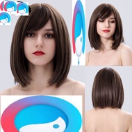rambut palsu wanita paling comel jenis pendek kemass lembut lurus perempuan dewasa pilihann ss5224qq