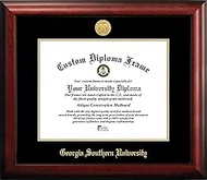 Campus Images GA975GED Georgia Southern Embossed Diploma Frame, 12" x 15", Gold