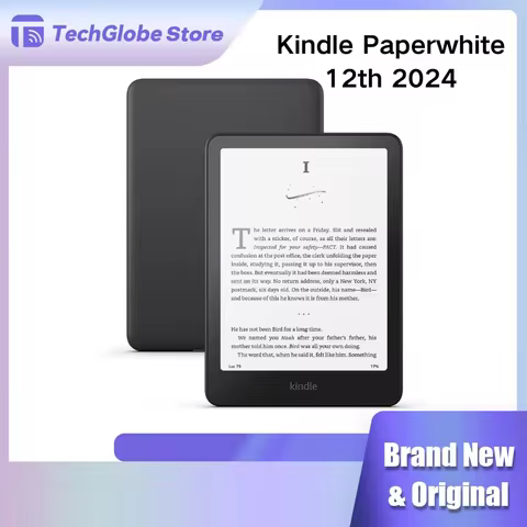 Kindle Paperwhite 12th Generation 2024 E-Reader 7" 300PPI IPX8 Waterproof Dual-Color Temperature Fro