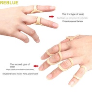 REBLUE Oval Finger Splint, Ring Sleeve Finger Cuff Finger Splint Support, Protector Finger Waterproof Skin Oval Finger Joint Stabilizer Deformed Hammer Finger