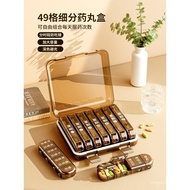 One Month Old Man Large 30 Capacity Eating Pill Box Morning Noon Evening One Week Medicine Talent Bo