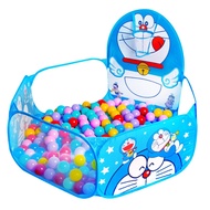 Doraemon Foldable Kids Playpen Tent Basketball Tent Ocean Ball Folable Pop Up Ball Pit Tunnel Tent