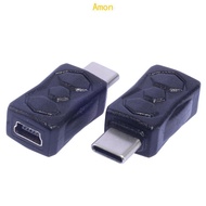 Amon Mini USB Female to Type C Male Conversion Adapter 5V 2A Charging Adapter