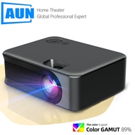 AUN Portable Projector Mini A30 Upgrade Home Theater Projectors 4K Video Play Via HD Port Smart Tv Screens Cinema Beam Laser 3D M.2