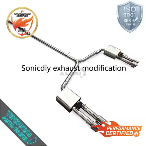 1.5mm Stainless Steel Electronic Valve Control Catback Exhaust System for Hyundai 9th Sonata 1.5T 2.