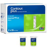 Contour Plus Blood Test Strips 2x25's   Exp: 12/24