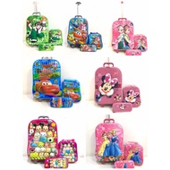 3-Step Wheel Luggage Grade A 3d Embossed Stamping Set Of 3