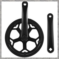 Folding Bike Crankset 48T Square Hole 170Mm Cnc Crankset Bicycle Crank Set Sprocket