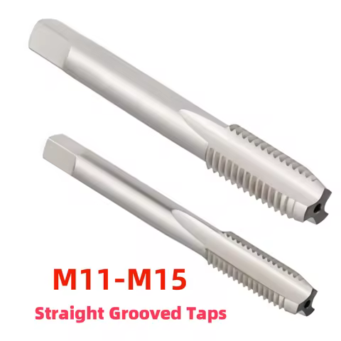 1PCS M11-M15 HSS Hand Tap with Coarse and Fine Teeth M11 M12 M13 M14 M15X1.75X1.5X1.25X1X0.5