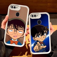 White Casing for OPPO F5 A12 A5 A3S A1K A12s F9 A7 F7 A5S A11K A12E Pro S112 Detective Conan