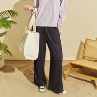 Giordano Womens Linen Viscose Pants 05415025002 กางเกงขายาวผู้หญิง กางเกงจิออดาโน