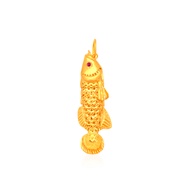 TAKA Jewellery 916 Gold Fish Pendant