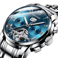 Tevise người đàn ông của đồng hồ cơ sang trọng Tourbillon Skeleton Đồng hồ tự động không thấm nước c