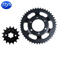 428 15T 45T Motorcycle Front Rear Sprocket Chain Set For Yamaha XT225 Serow 1992-2007 Drum Brake