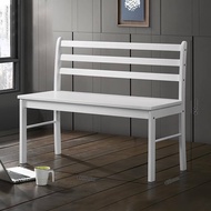 SKL Furniture WOODED ENA BENCH CHAIR / OUTDOOR SOLID WOODED CHAIR / STOOL / LAZY CHAIR