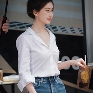 Xu Dazzle Xu Dazzle Xu Dazzle Xu French Style Temperament Shirt Xu I Dazzle Xu Yan Zhao Rusi with Wh