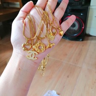 10karat Gold Necklace Bundles Set (7pcs)