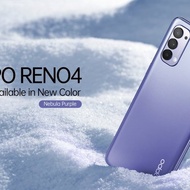 oppo reno 4 ram 8/128gb - grs resmi oppo (8+128gb) blue &amp; black - nebula purple