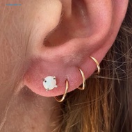 Spiral Hoop Twist Earrings Statement Spiral Earrings Minimalist Spiral Hoop Earrings for Women – Lig