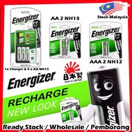 Energizer Rechargeable Battery AAA 700mAh Pre-Charged AAA2 4X Longer Energizer Recharge Battery NH-1