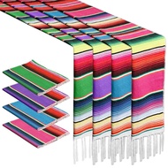 4Pack Mexican Table Runners 14 X 86 Inch Fiesta Mexican Party Decoration Mexican Runners for Table P