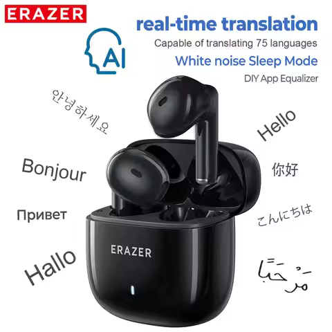 [Translator Earphones] Translator Erazer XT92 PRO Bluetooth Earphones Real-time Translate DIY Equali