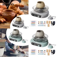 [Ioensy] Mini Pottery Wheel Kit Electric Pottery Machine Clay Making Electric Clay Wheel for Kids Ad