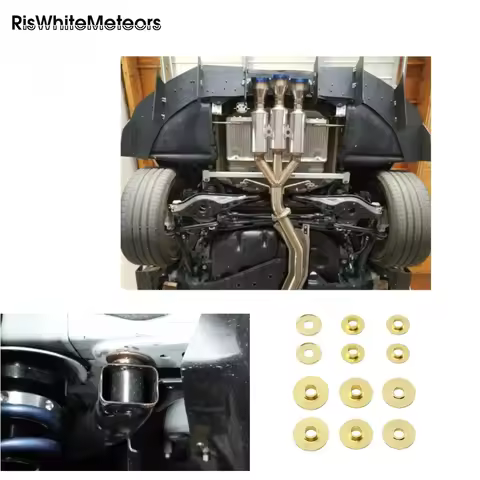 12-Piece Rear Subframe Rigid Collar Kit for Honda Civic Type R (FL5, FE1, FL1) - Stability Enhanceme