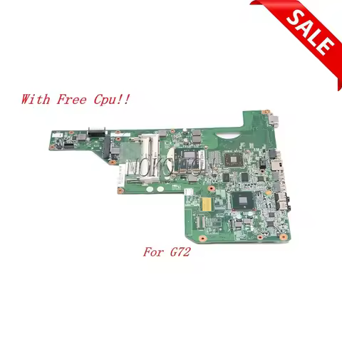 615848-001 608340-001 615847-001 For hp Compaq G72 G62 laptop motherboard HD5000 HM55 DDR3 Fully Tes