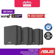 ASUS ZenWiFi BD4 WiFi 7 Mesh WiFi System BE3600 Wireless Router Dual Band Whole Home Coverage Unifi