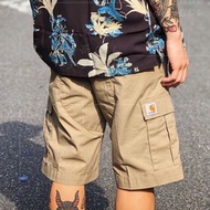 【100% original 】Carhartt WIp overalls multi-pocket casual five-point pants