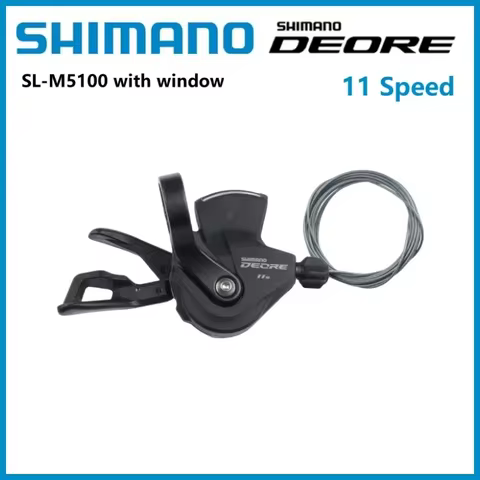 Shimano Deore Series SL-M5100 Shifter 11 Speed Right Shift Lever With/Without Window For Mountain Bi