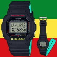 G-Shock DW-5600 Black/Green D8160 Men's and women's universal square watch