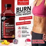 EC Apple Cider Vinegar L Carnitine Fat Burner - Slimming Weight Loss Supplement - Get Slim - 473ml