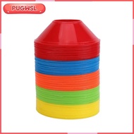 [pugwsl] 50Pcs/Set Soccer Disc Cones Agility Soccer Training Lightweight Heavy Duty Tray