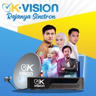 [With Installation]Ok Vision 38 Live TV Channels Satelite TV Decoder Box with Free Vision+ App login