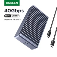 UGREEN 40Gbps M2 SSD Enclosure USB4 NVMe Case Compatible with Thunderbolt M.2 NVMe SSD Enclosure for