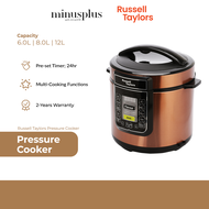 Russell Taylors 9 Smart Cooking Options Multi Rice Cooker Pressure Cooker (6.0L-12L) - PC-60 | PC-80 | PC-12