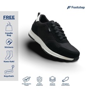 Footstep Footwear Afton Black - Original Men's Casual Sneakers
