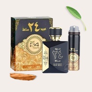 Oud 24 Hours Perfume with Deodorant Minyak Wangi By Ard Al Zaafaran Made in 100ml for Men and Woman