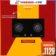 Rubine Glass Gas Hob 2 BURNER /3 BURNER Kitchen Hob Hob Dapur 炉灶