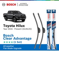 Bosch Clear Advantage U Hook Wiper Set for Toyota Hilux GUN125 (BCA22"/BCA16")