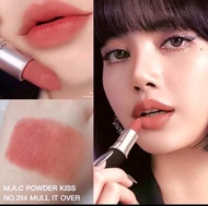 ✅แท้100%ลิป Mac Powder kiss lipstick 3g✅ สี314 Mull It Over. ป้ายฉลากไทย   ลิปสติกเนื้อแมตต์รูปแบบให