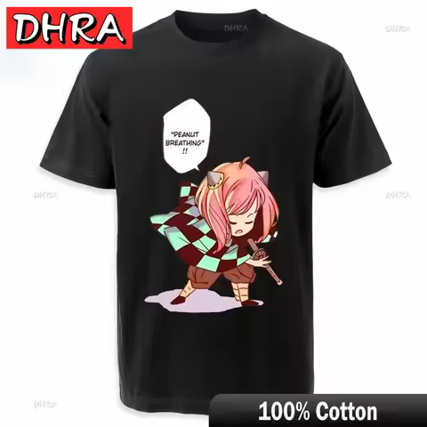Spy Family Japan Cartoon Summer Tshirts Men Women Anime Kawaii Anya Forger Spy X Family T Shirts Sho